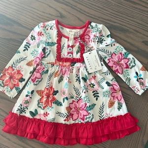 New Matilda Jane 12-18 month Christmas/Holiday dress. Fast shipping!